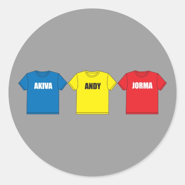 Awesometown Runder Aufkleber (Vorderseite)