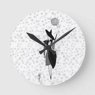 Awiti Runde Wanduhr