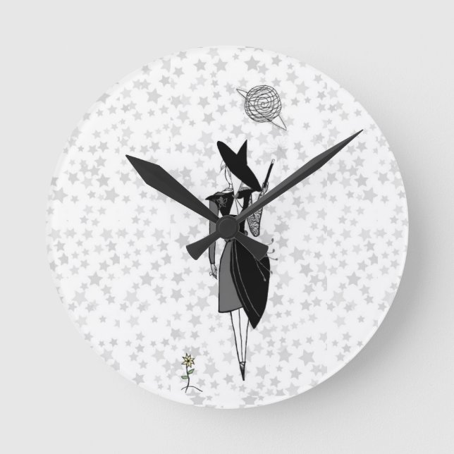 Awiti Runde Wanduhr (Vorderseite)