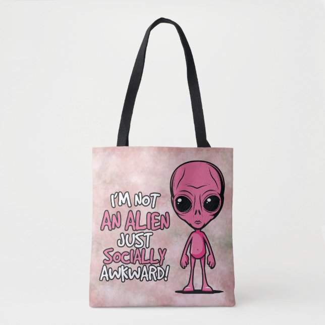 Awkward Besucher Tasche (Vorderseite)