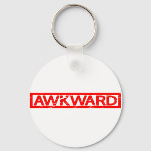 Awkward-Briefmarke Schlüsselanhänger