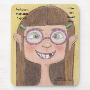 Awkward Bühne Girl Mousepad