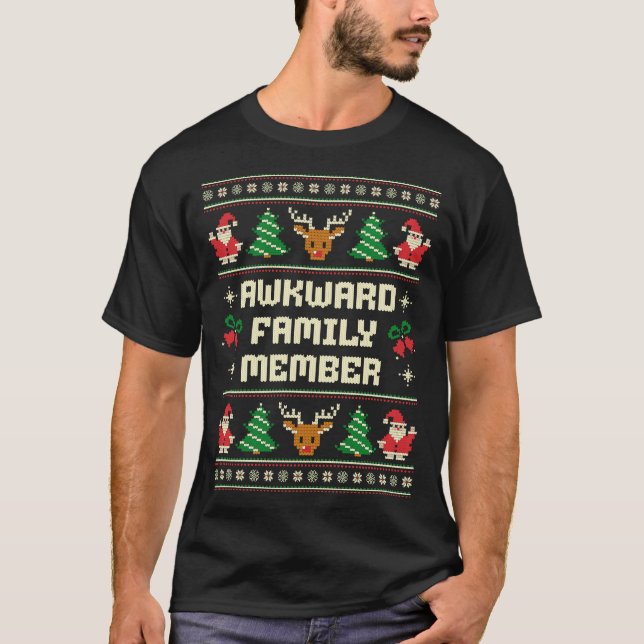 Awkward Family Member Ugly Christmas Sweat (Devant)