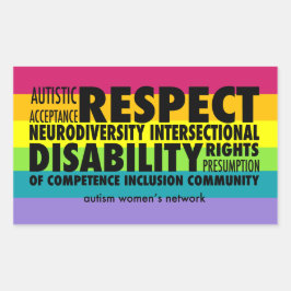 AWN Rainbow Pride Aufkleber