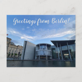 aWorld2Celebrate: Grüße aus Berlin! Postkarte