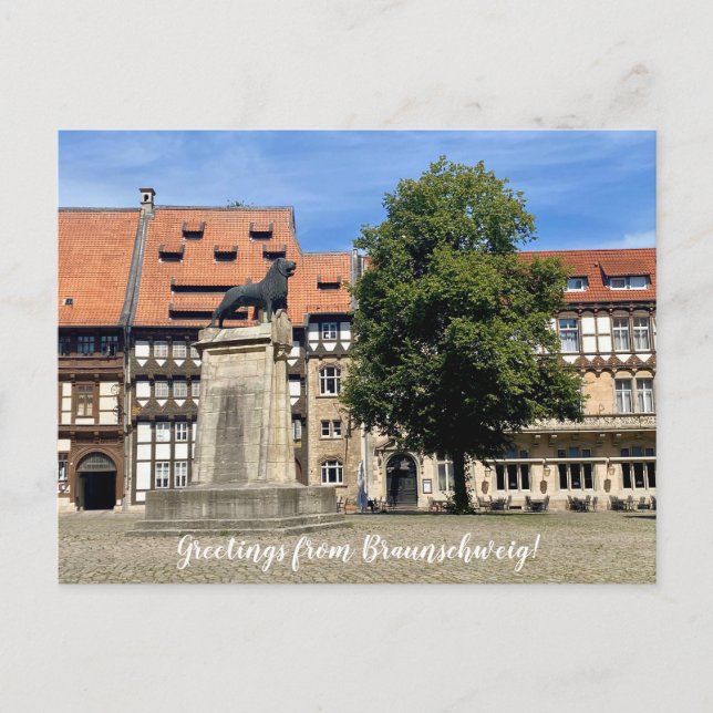 aWorld2Celebrate: Grüße aus Braunschweig! Postkarte (Vorderseite)
