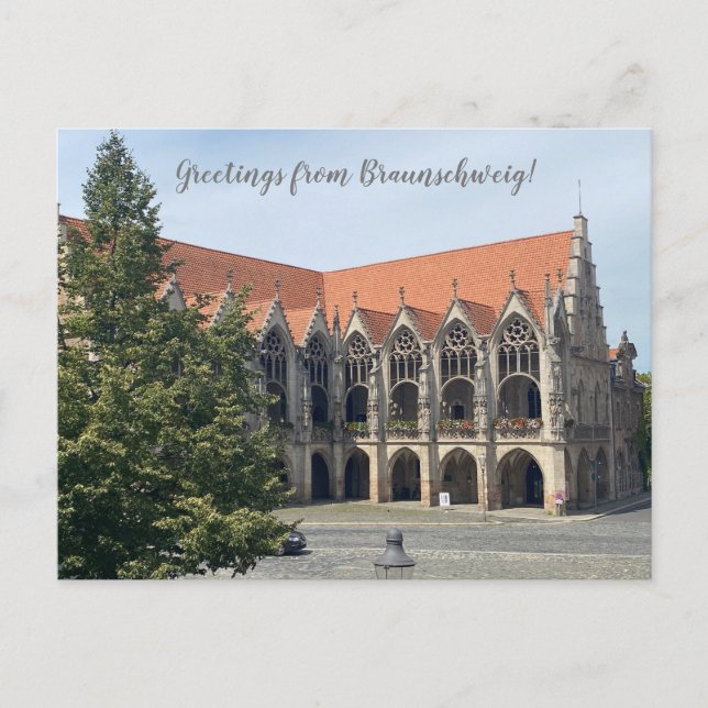 aWorld2Celebrate: Grüße aus Braunschweig! Postkarte (Vorderseite)