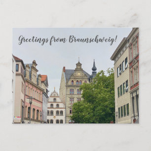 aWorld2Celebrate: Grüße aus Braunschweig! Postkarte