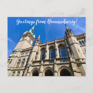 aWorld2Celebrate: Grüße aus Braunschweig! Postkarte