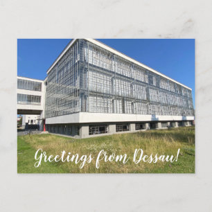 aWorld2Celebrate: Grüße aus Dessau! Postkarte