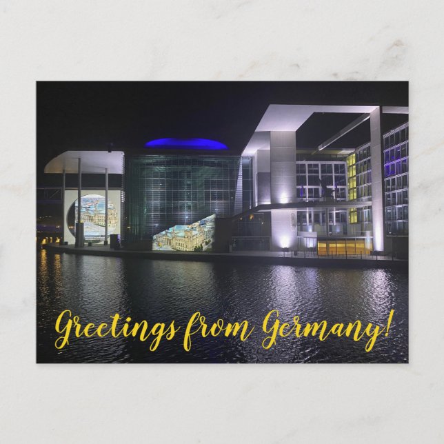 aWorld2Celebrate: Grüße aus Deutschland! Postkarte (Vorderseite)