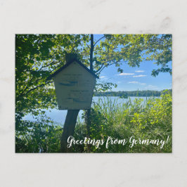 aWorld2Celebrate: Grüße aus Deutschland! Postkarte