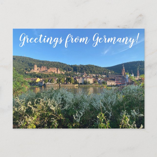 aWorld2Celebrate: Grüße aus Deutschland! Postkarte (Vorderseite)