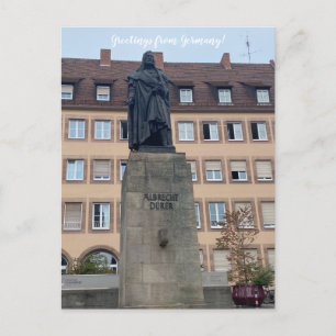 aWorld2Celebrate: Grüße aus Deutschland! Postkarte
