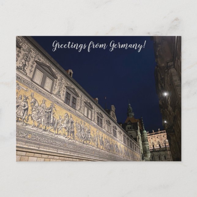 aWorld2Celebrate: Grüße aus Deutschland! Postkarte (Vorderseite)