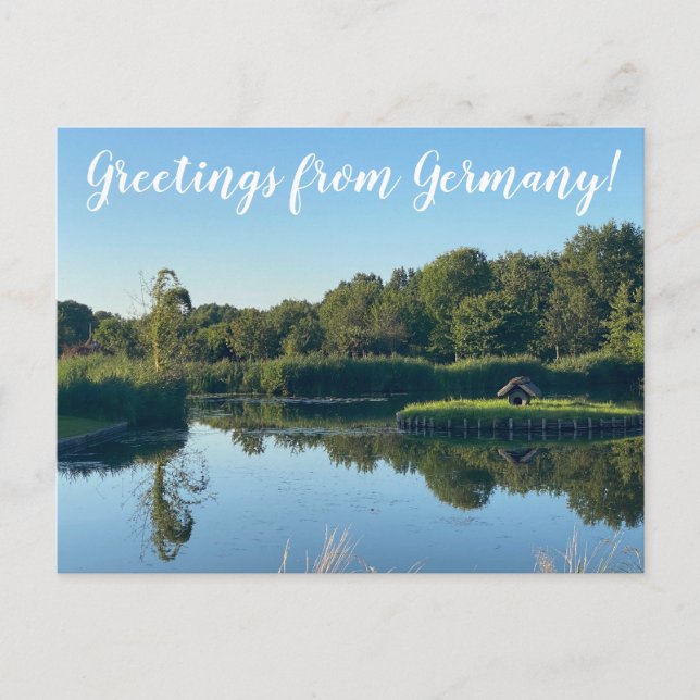 aWorld2Celebrate: Grüße aus Deutschland! Postkarte (Vorderseite)