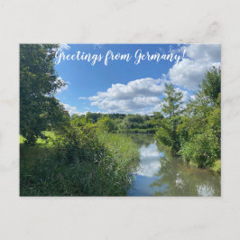 aWorld2Celebrate: Grüße aus Deutschland! Postkarte