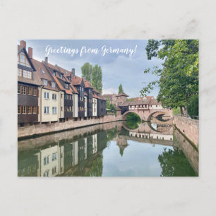 aWorld2Celebrate: Grüße aus Deutschland! Postkarte