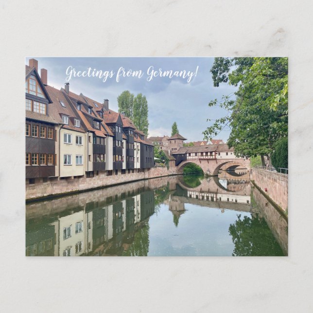 aWorld2Celebrate: Grüße aus Deutschland! Postkarte (Vorderseite)