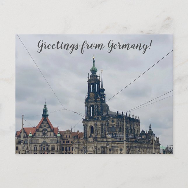 aWorld2Celebrate: Grüße aus Deutschland! Postkarte (Vorderseite)