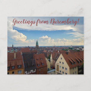 aWorld2Celebrate: Grüße aus Nürnberg! Postkarte