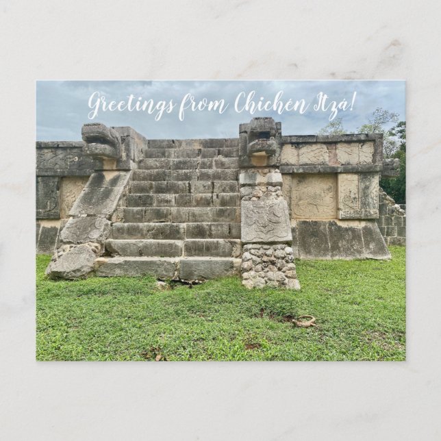 aWorld2Celebrate: Grüße von Chichén Itzá! Pos Postkarte (Vorderseite)