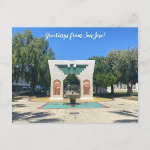 aWorld2Celebrate: Grüße von San Jose! Postkarte