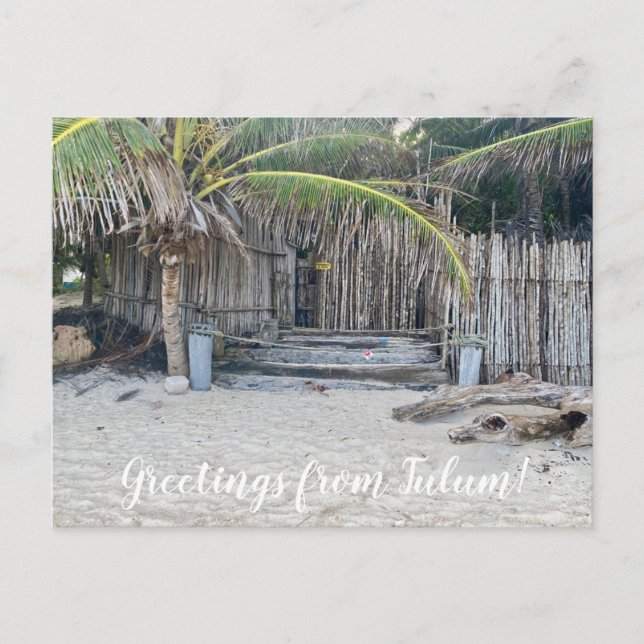 aWorld2Celebrate: Grüße von Tulum! Postkarte (Vorderseite)