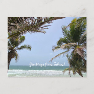 aWorld2Celebrate: Grüße von Tulum! Postkarte