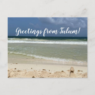 aWorld2Celebrate: Grüße von Tulum! Postkarte
