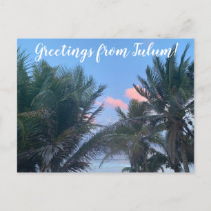 aWorld2Celebrate: Grüße von Tulum! Postkarte