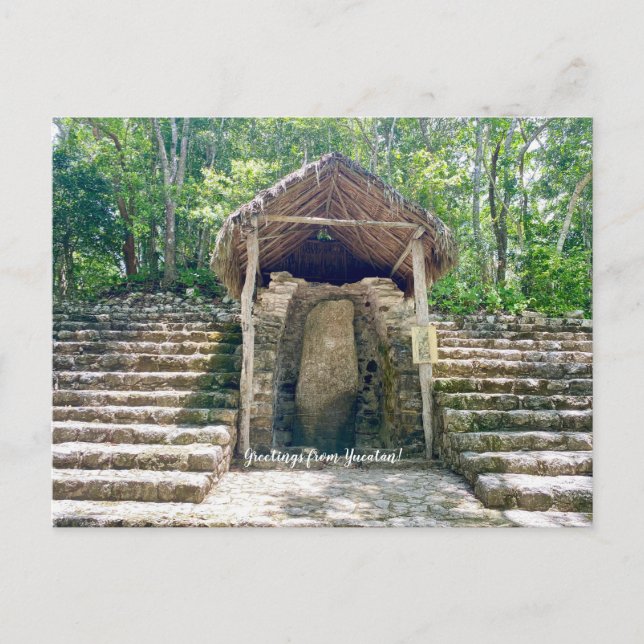 aWorld2Celebrate: Grüße von Yucatán! Postkarte (Vorderseite)
