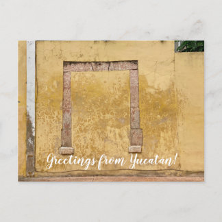 aWorld2Celebrate: Grüße von Yucatán Postkarte