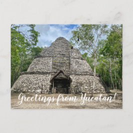 aWorld2Celebrate: Grüße von Yucatán! Postkarte