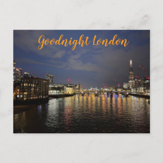 aWorld2Celebrate: Gute Nacht London! Postkarte
