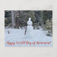aWorld2Celebrate: Happy World Day of Snowman!