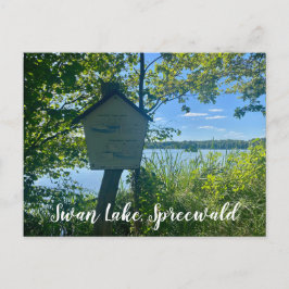 aWorld2Celebrate: Swan Lake, Spreewald Postkarte