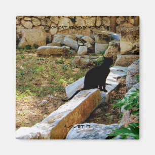 aWorld2Celebrate: Tag der Schwarzen Katze-Aufwertu Magnet
