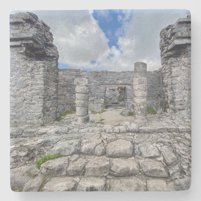 aWorld2Celebrate: The House of the Cenote, Tulum Steinuntersetzer (Vorderseite)