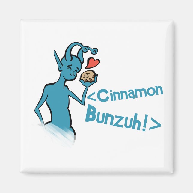 Ax Hearts Buns Square oder Circular Magnet (Vorne)