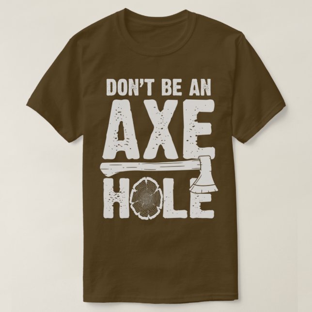 Ax Hole Funny Ax Throwing Ax Thrower Classic TSh T-Shirt (Design vorne)