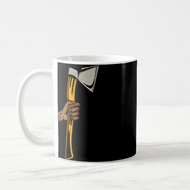 Ax Thrower Target Hatchet Lumberjack Hand Ax Th Kaffeetasse (Links)