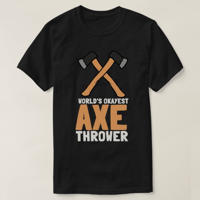 AX Throwing and Sharp Object Target Games 22 T-Shirt (Design vorne)