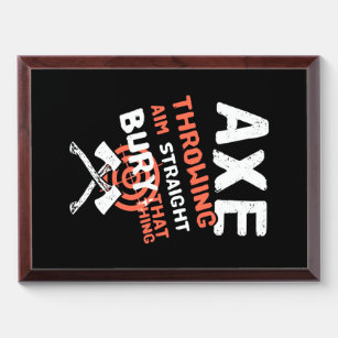 Ax Throwing Awardplakette