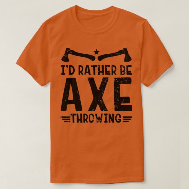 Ax Throwing Bullseye Thread AX Sportangebot T-Shirt (Design vorne)