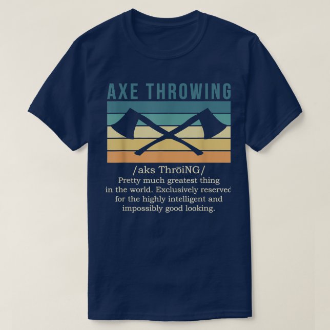 Ax-Throwing-Definition 6 T-Shirt (Design vorne)
