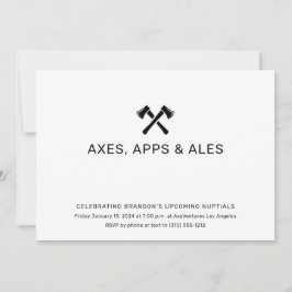 Ax-Throwing-Einladung Einladung