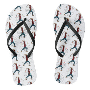 Ax Throwing Flip Flops