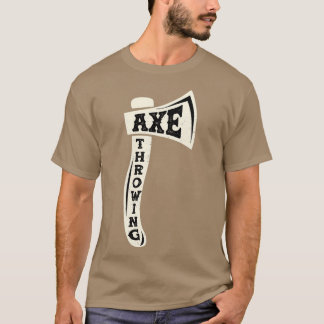 Ax Throwing Funny Axepert Retro Hatchet Tossing G T-Shirt
