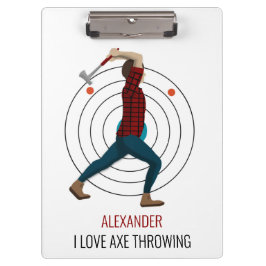 Ax Throwing Klemmbrett